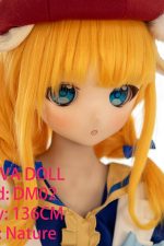 GUAVADOLL DM02 136cm AAカップ ノーマル肌 手描きメイク ビニール製のヘッド 可愛い お嬢ちゃん アニメドール - 画像 (5)