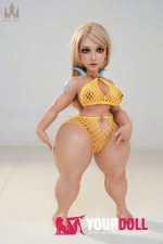 Dolls Castle Ruoxi #S16 120cm Eカップ フルシリコン 顎機能付き Nature肌 外人美女 巨尻 フィギュア - 画像 (9)