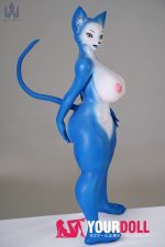 Dolls Castle Fox 60CM(耳含め) フルシリコン Gカップ 狐獣人 ケモノ 爆乳 巨尻 ラブドール - 画像 (16)