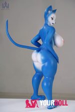 Dolls Castle Fox 60CM(耳含め) フルシリコン Gカップ 狐獣人 ケモノ 爆乳 巨尻 ラブドール - 画像 (14)