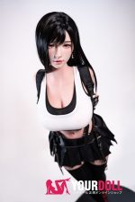 Fudoll 张银熙 162cm Fカップ フルシリコン 顎機能付き 肉感的 コスプレ系 色気 美人 カスタムメイク ラブドール - 画像 (8)