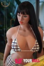 Galatea Doll JS#116 166cm Hカップ Tan肌 フルシリコン リアルな肌質感付き 雀斑メイク ふっくら唇 巨尻 ラブドール - 画像 (7)
