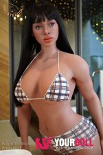 Galatea Doll JS#116 166cm Hカップ Tan肌 フルシリコン リアルな肌質感付き 雀斑メイク ふっくら唇 巨尻 ラブドール - 画像 (12)