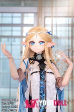 GUAVADOLL F02 152cm Aカップ ノーマル肌 手描きメイク ビニール製のヘッド 綺麗 コスプレ系 付け耳 ラブドール 新品 - 画像 (2)