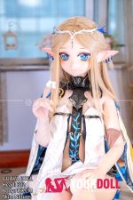GUAVADOLL F02 152cm Aカップ ノーマル肌 手描きメイク ビニール製のヘッド 綺麗 コスプレ系 付け耳 ラブドール 新品 - 画像 (3)