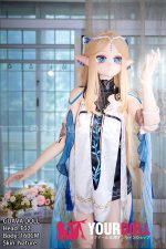 GUAVADOLL F02 160cm Cカップ ノーマル肌 フルPVC製 手描きメイク コスプレ系 付け耳 アニメドール - 画像 (6)