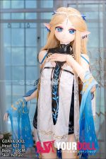 GUAVADOLL F02 160cm Cカップ ノーマル肌 フルPVC製 手描きメイク コスプレ系 付け耳 アニメドール - 画像 (5)