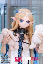 GUAVADOLL F02 160cm Cカップ ノーマル肌 フルPVC製 手描きメイク コスプレ系 付け耳 アニメドール - 画像 (4)