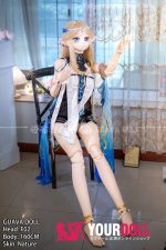 GUAVADOLL F02 160cm Cカップ ノーマル肌 フルPVC製 手描きメイク コスプレ系 付け耳 アニメドール - 画像 (8)