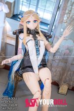 GUAVADOLL F02 160cm Cカップ ノーマル肌 フルPVC製 手描きメイク コスプレ系 付け耳 アニメドール - 画像 (7)