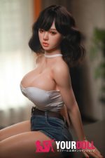 JYDOLL 纱织 161cm Fカップ フルシリコン 巨乳 肉付きの良い唇 リアル彼女 細腰 ラブドール - 画像 (8)