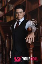 Realing doll 宝繁(Bernardo) 180cm フルシリコン 顎機能付き 筋肉 アジア系 熟男 男性型ラブドール - 画像 (7)