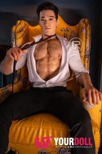 Realing doll 宝繁(Bernardo) 180cm フルシリコン 顎機能付き 筋肉 アジア系 熟男 男性型ラブドール - 画像 (6)