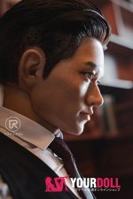 Realing doll 宝繁(Bernardo) 180cm フルシリコン 顎機能付き 筋肉 アジア系 熟男 男性型ラブドール - 画像 (4)