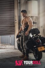 Realing doll 胜跃(Victor) 183cm フルシリコン 顎機能付き 筋肉 アジア系 腹筋割れ 男性型ラブドール - 画像 (8)