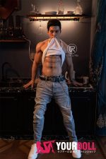 Realing doll 潇涵(Hogan) 180cm フルシリコン 顎機能付き 細マッチョ アジア系 イケメン 男性型ラブドール - 画像 (4)