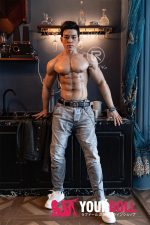 Realing doll 潇涵(Hogan) 180cm フルシリコン 顎機能付き 細マッチョ アジア系 イケメン 男性型ラブドール - 画像 (9)