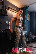 Realing doll 潇涵(Hogan) 180cm フルシリコン 顎機能付き 細マッチョ アジア系 イケメン 男性型ラブドール - 画像 (7)