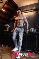 Realing doll 潇涵(Hogan) 180cm フルシリコン 顎機能付き 細マッチョ アジア系 イケメン 男性型ラブドール - 画像 (6)