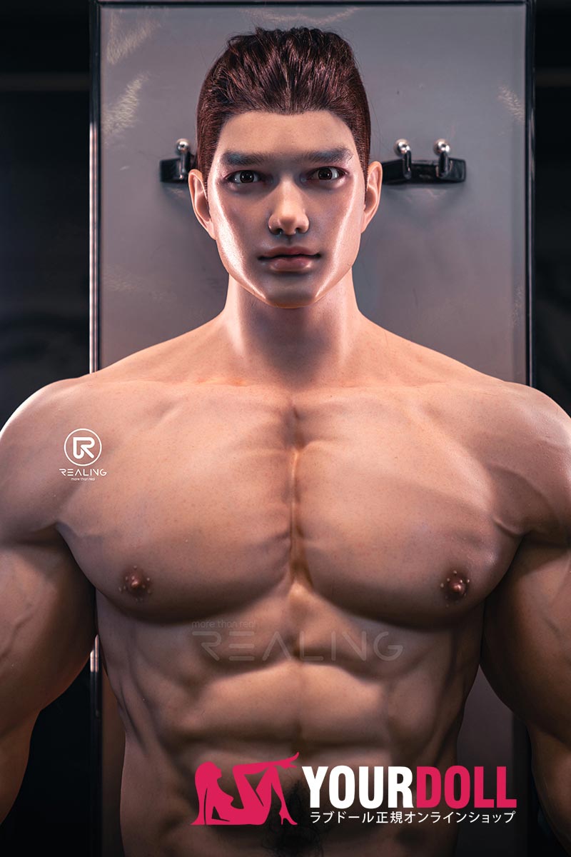 Realing doll 赤獒(Zack) 183cm フルシリコン 顎機能付き がたい 筋肉 マッチョ 男性型ラブドール - 画像 (1)