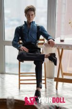 Realing doll 朗烨(Ronin) 175cm シリコンヘッド+TPEボディ 細マッチョ 欧米系 イケメン 男性型ラブドール - 画像 (7)