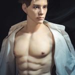 Realing doll 朗烨(Ronin) 93cm 半身ラブドール シリコンヘッド+TPEボディ 腹筋割れ 欧米系 イケメン 男性型 トルソー