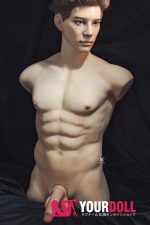 Realing doll 朗烨(Ronin) 93cm 半身ラブドール シリコンヘッド+TPEボディ 腹筋割れ 欧米系 イケメン 男性型 トルソー - 画像 (3)