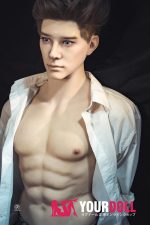 Realing doll 朗烨(Ronin) 93cm 半身ラブドール シリコンヘッド+TPEボディ 腹筋割れ 欧米系 イケメン 男性型 トルソー - 画像 (2)