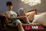 Realing doll 洛梵(Leonardo) 175cm シリコンヘッド+TPEボディ 細マッチョ アジア系 イケメン 男性型ラブドール - 画像 (14)