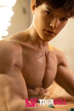 Realing doll 洛梵(Leonardo) 175cm シリコンヘッド+TPEボディ 細マッチョ アジア系 イケメン 男性型ラブドール - 画像 (3)