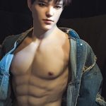 Realing doll 洛梵(Leonardo) 93cm 半身ラブドール シリコンヘッド+TPEボディ 腹筋割れ アジア系 イケメン 男性型 トルソー
