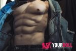 Realing doll 洛梵(Leonardo) 93cm 半身ラブドール シリコンヘッド+TPEボディ 腹筋割れ アジア系 イケメン 男性型 トルソー - 画像 (12)