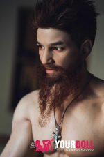 Realing doll 耀冉(Winthrop) 180cm フルシリコン 欧米系 髭面 熟男 男性型ラブドール - 画像 (4)