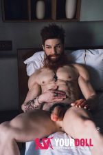 Realing doll 耀冉(Winthrop) 180cm フルシリコン 欧米系 髭面 熟男 男性型ラブドール - 画像 (6)