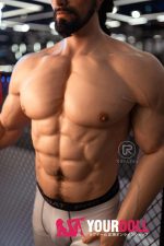 Realing doll 英睿(Austin) 183cm フルシリコン がたい マッスル 髭面 男性型ラブドール - 画像 (20)