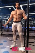Realing doll 英睿(Austin) 183cm フルシリコン がたい マッスル 髭面 男性型ラブドール - 画像 (15)
