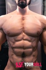 Realing doll 英睿(Austin) 183cm フルシリコン がたい マッスル 髭面 男性型ラブドール - 画像 (21)
