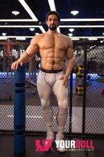 Realing doll 英睿(Austin) 183cm フルシリコン がたい マッスル 髭面 男性型ラブドール - 画像 (17)