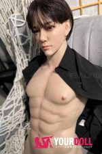 Realing doll 宇麟(Kirin) 93cm 半身ラブドール シリコンヘッド+TPEボディ 腹筋割れ アジア系 イケメン 男性型 トルソー - 画像 (2)