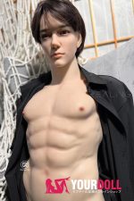 Realing doll 宇麟(Kirin) 93cm 半身ラブドール シリコンヘッド+TPEボディ 腹筋割れ アジア系 イケメン 男性型 トルソー - 画像 (8)
