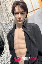 Realing doll 宇麟(Kirin) 93cm 半身ラブドール シリコンヘッド+TPEボディ 腹筋割れ アジア系 イケメン 男性型 トルソー - 画像 (13)