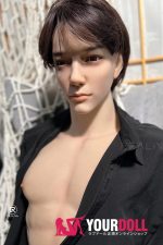Realing doll 宇麟(Kirin) 93cm 半身ラブドール シリコンヘッド+TPEボディ 腹筋割れ アジア系 イケメン 男性型 トルソー - 画像 (4)