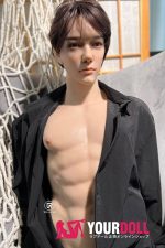 Realing doll 宇麟(Kirin) 93cm 半身ラブドール シリコンヘッド+TPEボディ 腹筋割れ アジア系 イケメン 男性型 トルソー - 画像 (10)