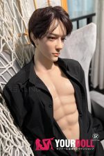 Realing doll 宇麟(Kirin) 93cm 半身ラブドール シリコンヘッド+TPEボディ 腹筋割れ アジア系 イケメン 男性型 トルソー - 画像 (7)