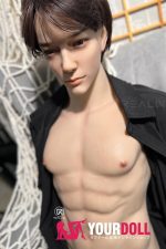 Realing doll 宇麟(Kirin) 93cm 半身ラブドール シリコンヘッド+TPEボディ 腹筋割れ アジア系 イケメン 男性型 トルソー - 画像 (5)