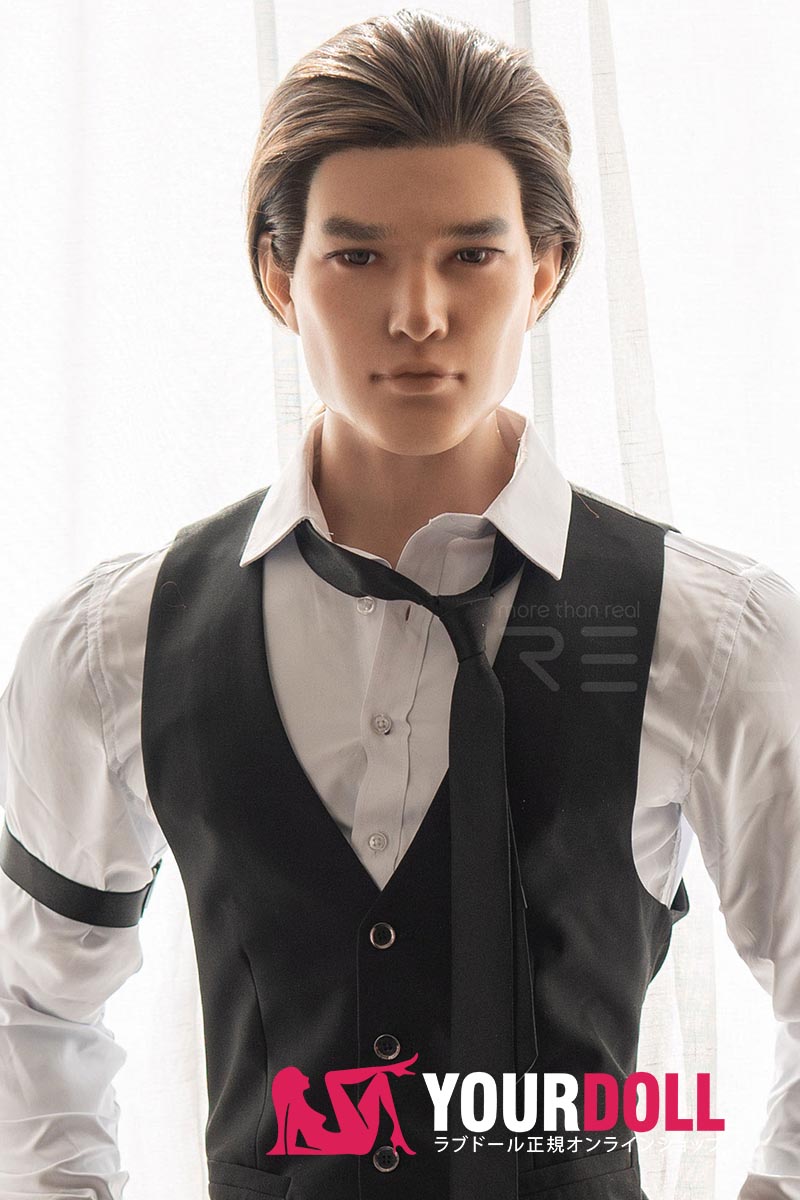Realing doll 震枭(Regan) 175cm シリコンヘッド+TPEボディ 熟男 イケメン 魅力的 男性型ラブドール - 画像 (1)