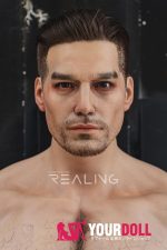 Realing doll 肯特(Kent) 183cm フルシリコン 顎機能付き がたい 筋肉 マッチョ 熟男 男性型ラブドール - 画像 (4)