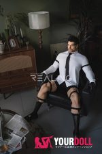 Realing doll 塞尔比(Selby) 183cm フルシリコン 顎機能付き がたい マッスル 髭面 男性型ラブドール - 画像 (10)