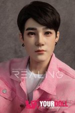 Realing doll 花城(FC) 175cm シリコンヘッド+TPEボディ アジア系 イケメン 魅力的 男性型ラブドール