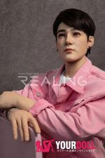 Realing doll 花城(FC) 175cm シリコンヘッド+TPEボディ アジア系 イケメン 魅力的 男性型ラブドール - 画像 (2)